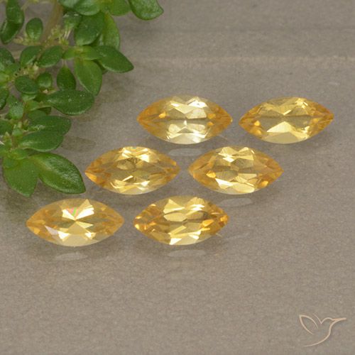 1.33ctw Natürlicher Helles Gold Citrin, Marquise, VVS-VS