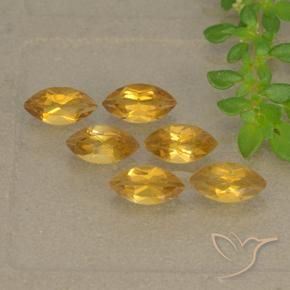 1.66 ct natürliche Orange-Gold Citrin-Edelsteine, Marquise, VVS-VS