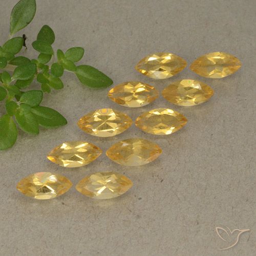2.17ctw Natürlicher Golden Citrin, Marquise, VVS-VS
