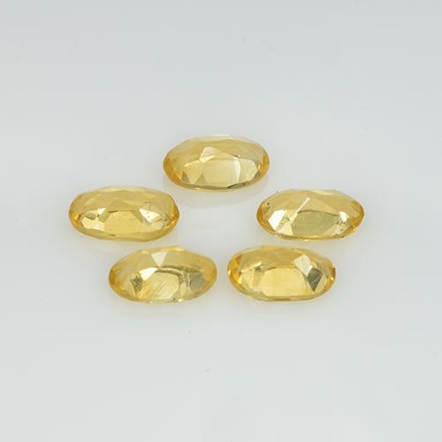 1,73 ct natürliche Hell Gold Citrin-Edelsteine, Oval Schliff, VVS-VS