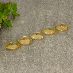 1,80 ct natürliche gelber Citrin-Edelsteine, Oval Schliff, VVS-VS