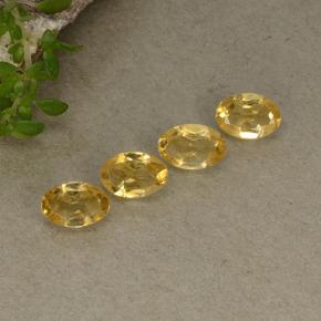 1.33 ct natürliche Mittelgold Citrin-Edelsteine, Oval Schliff, VVS-VS