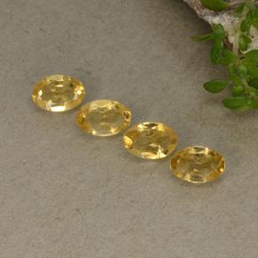 1.33 ct natürliche Mittelgold Citrin-Edelsteine, Oval Schliff, VVS-VS
