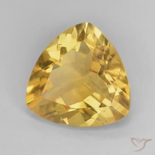 9,17 ctw natürlicher Golden Citrin, Trillion, VVS