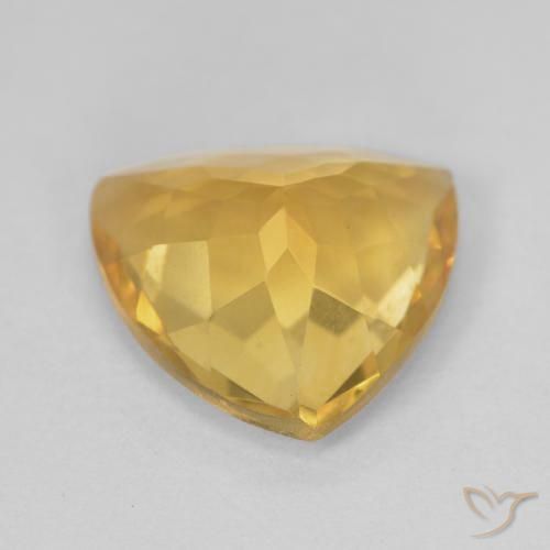 9,17 ctw natürlicher Golden Citrin, Trillion, VVS