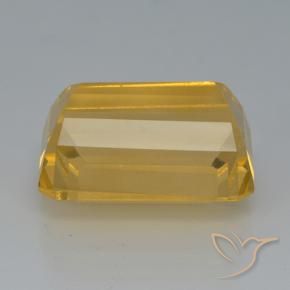 9,17 ctw natürlicher Dunkelgolden Citrin, Oktagonschliff, VVS