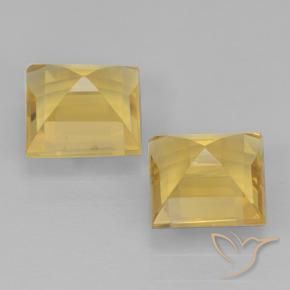 1.99 ct natürliche Mittleres Gold Citrin-Edelsteine, Quadrat, VVS-VS