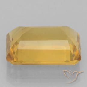 9,17 ctw natürlicher Mittleres Gold Citrin, Oktagonschliff, VVS