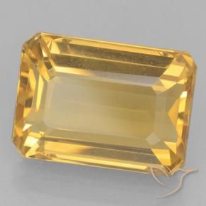 9,17 ctw natürlicher Mittleres Gold Citrin, Oktagonschliff, VVS