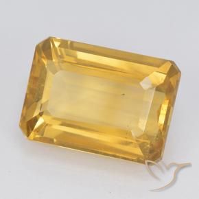 9,17 ctw natürlicher Helles Gold Citrin, Oktagonschliff, VVS-VS