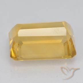 9,17 ctw natürlicher Mittleres Gold Citrin, Oktagonschliff, VVS-VS