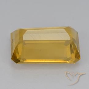9,17 ctw natürlicher Mittelgold Citrin, Oktagonschliff, VVS-VS
