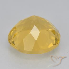 9,17 ctw natürlicher Mittleres Gold Citrin, Runden, VVS