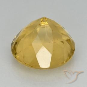 9,17 ctw natürlicher Mittelgold Citrin, Runden, VVS-VS
