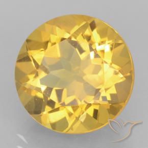 9,17 ctw natürlicher Mittelgold Citrin, Runden, VVS
