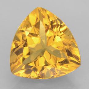 3,64 ctw natürlicher goldener Citrin, Trillion, VVS