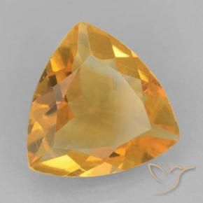 9,17 ctw natürlicher Orange-Gold Citrin, Trillion, VVS