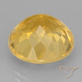 9,17 ctw natürlicher Mittelgold Citrin, Runden, VVS