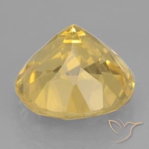 9,17 ctw natürlicher Mittelgold Citrin, Runden, VVS