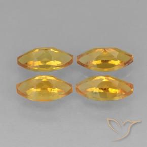 1.16 ct natürliche Dunkelorange-Gold Citrin-Edelsteine, Marquise, VVS-VS