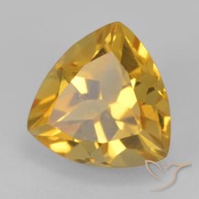 9,17 ctw natürlicher Mittelgold Citrin, Trillion, VS