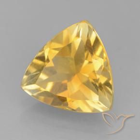 9,17 ctw natürlicher Mittleres Gold Citrin, Trillion, VVS