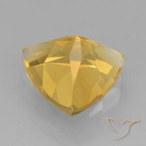 9,17 ctw natürlicher Mittleres Gold Citrin, Trillion, VVS