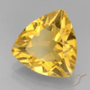 9,17 ctw natürlicher Helles Gold Citrin, Trillion, VVS
