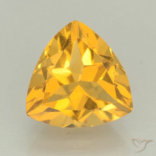 2.22ct Natürlicher Mittleres Gold Citrin, Trillion, VVS