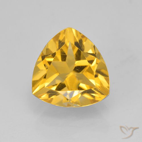 2.36ct Natürlicher Helles Gold Citrin, Trillion, VVS