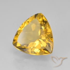 9,17 ctw natürlicher Golden Citrin, Trillion, VVS