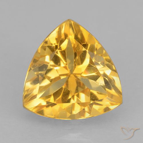 2.36ct Natürlicher Mittleres Gold Citrin, Trillion, VVS