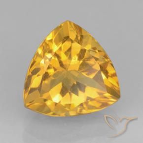 9,17 ctw natürlicher Mittelgold Citrin, Trillion, VVS