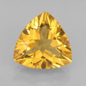 1,96 ctw natürlicher goldener Citrin, Trillion, VVS