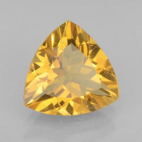 1,96 ctw natürlicher goldener Citrin, Trillion, VVS