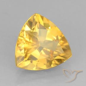 9,17 ctw natürlicher Mittleres Gold Citrin, Trillion, VVS