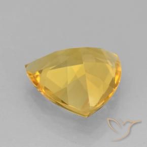 9,17 ctw natürlicher Mittleres Gold Citrin, Trillion, VVS
