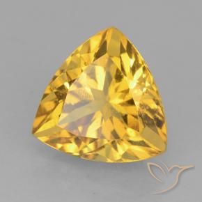 9,17 ctw natürlicher Golden Citrin, Trillion, VVS
