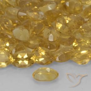 9,17 ctw natürlicher Tiefes Gold Citrin, Oval, VS