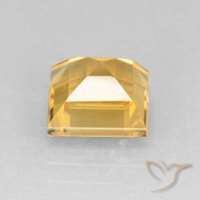 9,17 ctw natürlicher Mittleres Gold Citrin, Quadrat, VVS-VS