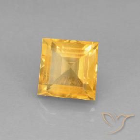 9,17 ctw natürlicher Helles Gold Citrin, Quadrat, VVS-VS