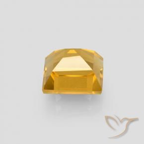 9,17 ctw natürlicher Orange-Gold Citrin, Quadrat, VVS-VS