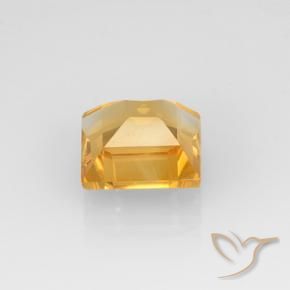 9,17 ctw natürlicher Orange-Gold Citrin, Quadrat, VVS