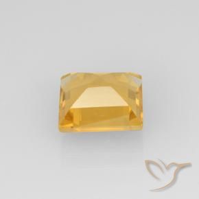 9,17 ctw natürlicher Helles Gold Citrin, Quadrat, VVS