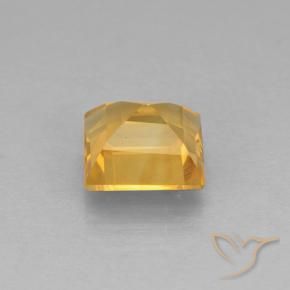 9,17 ctw natürlicher Orange-Gold Citrin, Quadrat, VVS-VS