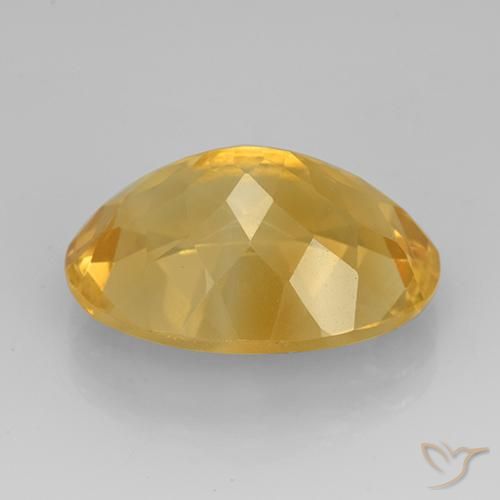 9,17 ctw natürlicher Mittleres Gold Citrin, Oval, VVS