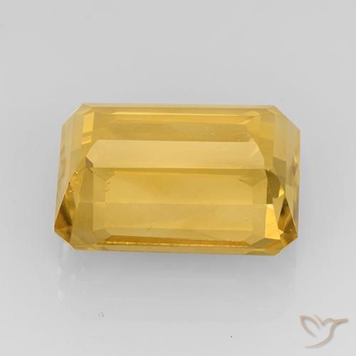 9,17 ctw natürlicher Mittleres Gold Citrin, Oktagonschliff, VVS