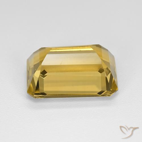 9,17 ctw natürlicher Golden Citrin, Oktagonschliff, VVS