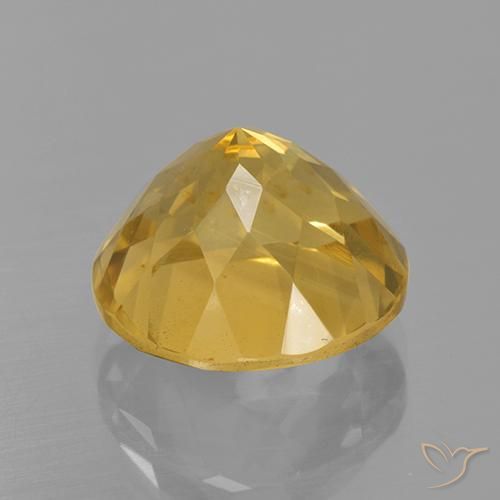 9,17 ctw natürlicher Helles Gold Citrin, Runden, VVS-VS