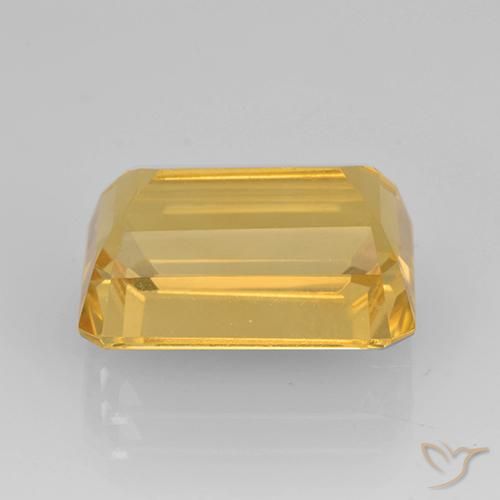 9,17 ctw natürlicher Helles Gold Citrin, Oktagonschliff, VVS